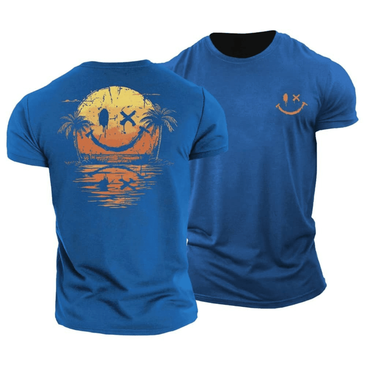 Jonas | Sommerliches Smiley-Beach T-Shirt