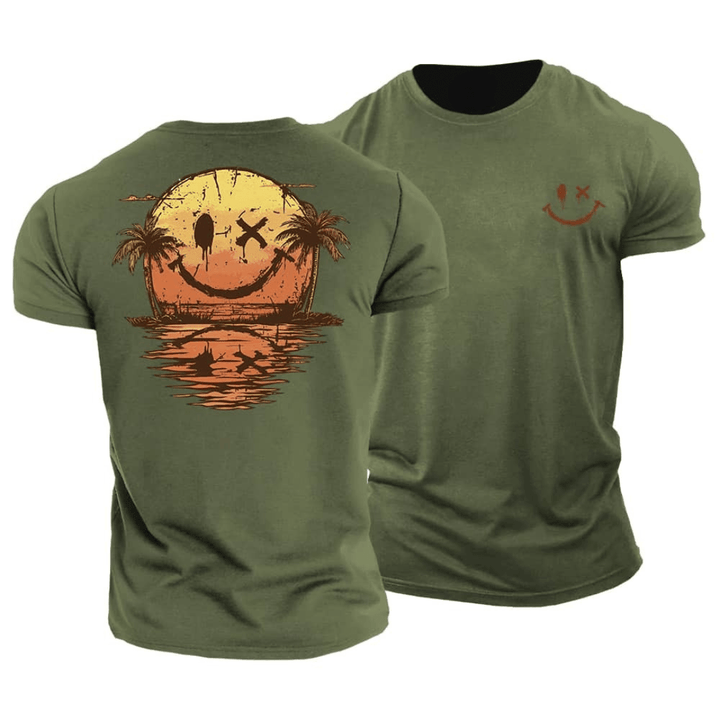 Jonas | Sommerliches Smiley-Beach T-Shirt