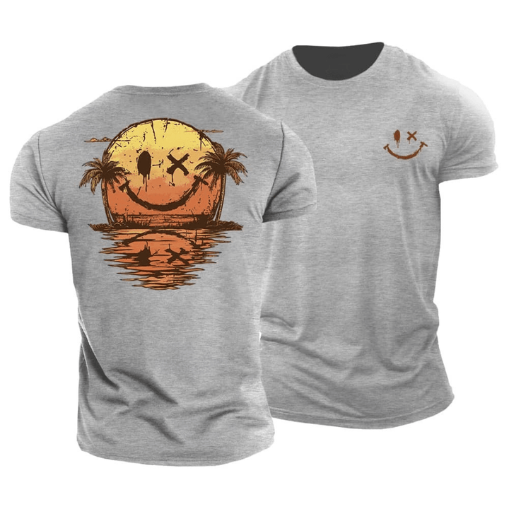Jonas | Sommerliches Smiley-Beach T-Shirt