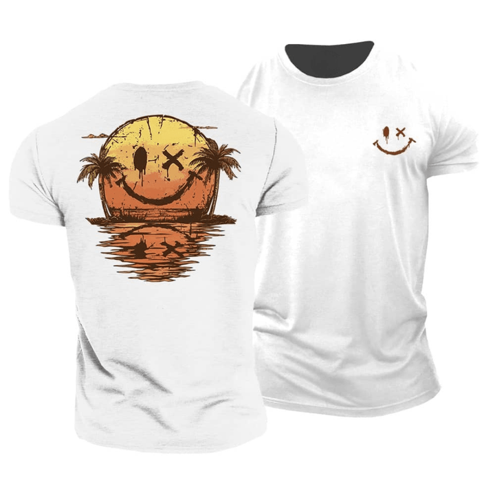 Jonas | Sommerliches Smiley-Beach T-Shirt