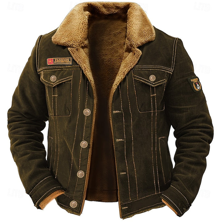 Guntram | Robuste Winterjacke mit Kuschelkragen