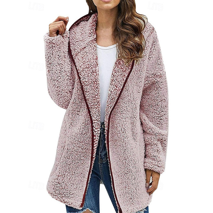 Irmgard | Kuschelige Wohlfühljacke mit Kapuze
