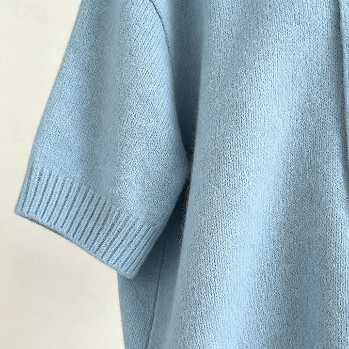 Cordelia | Weicher Kapuzen-Pullover mit Knopfleiste