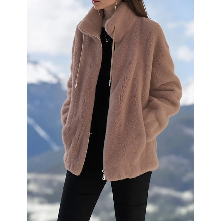 Astrid | Kuschelige Kurzjacke mit Stehkragen