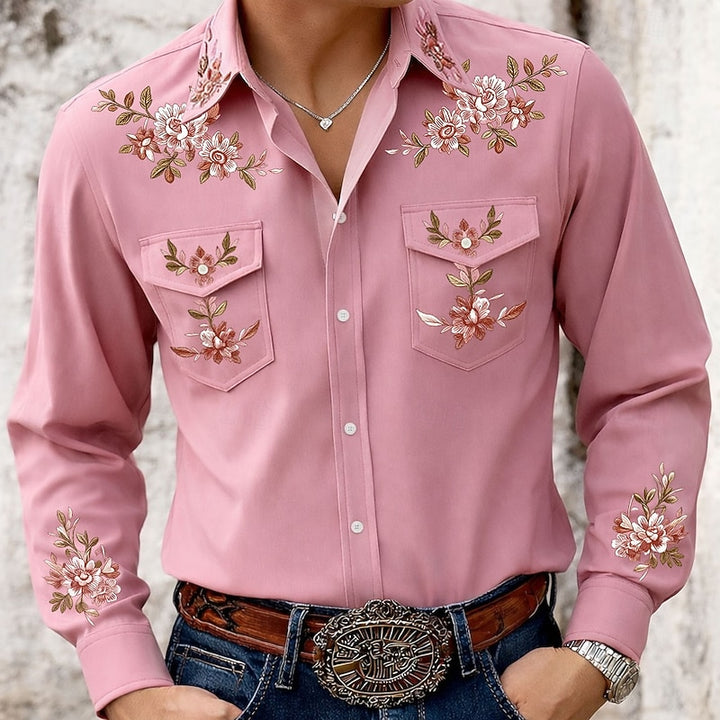 Wilhelm | Florales Western-Hemd