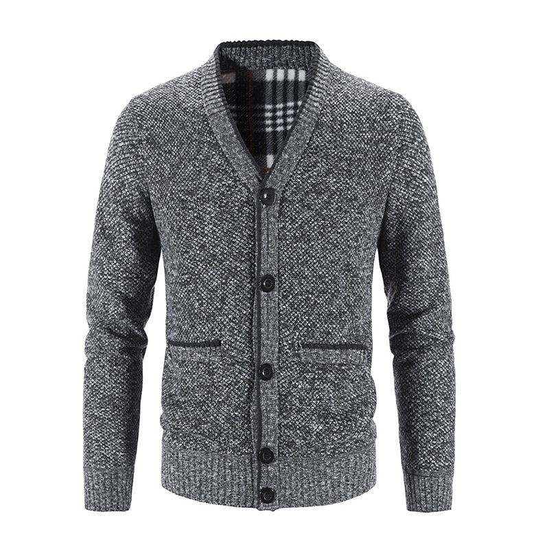 Sönke | Klassische Strickjacke mit V-Ausschnitt