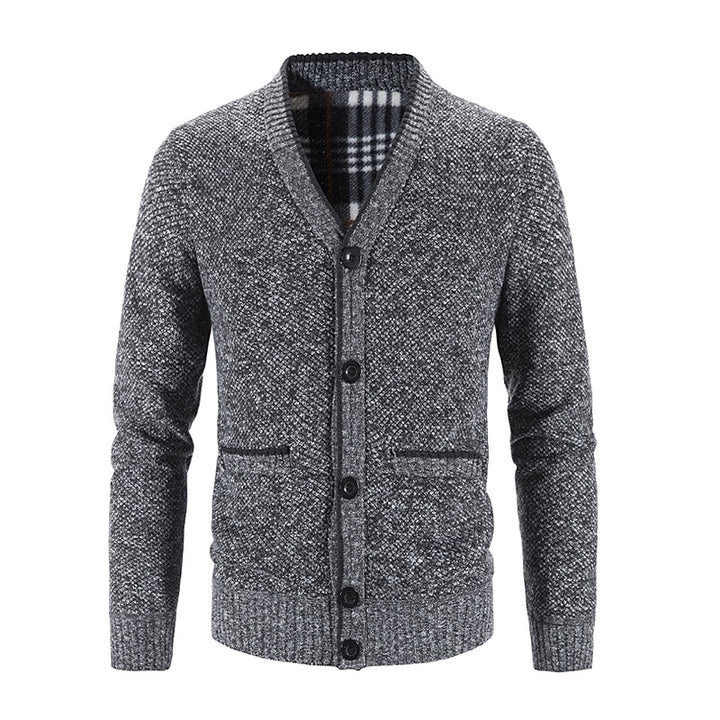Sönke | Klassische Strickjacke mit V-Ausschnitt