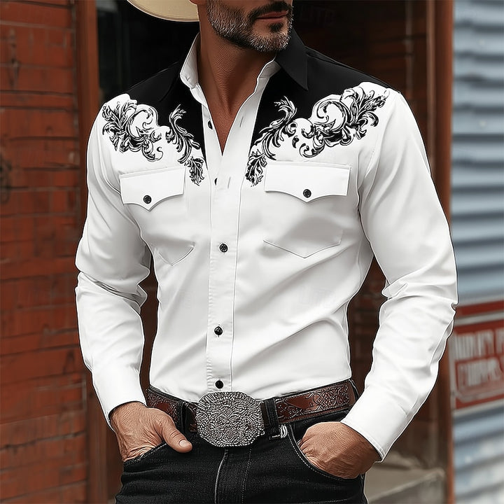 Sigmund | Verziertes Westernhemd