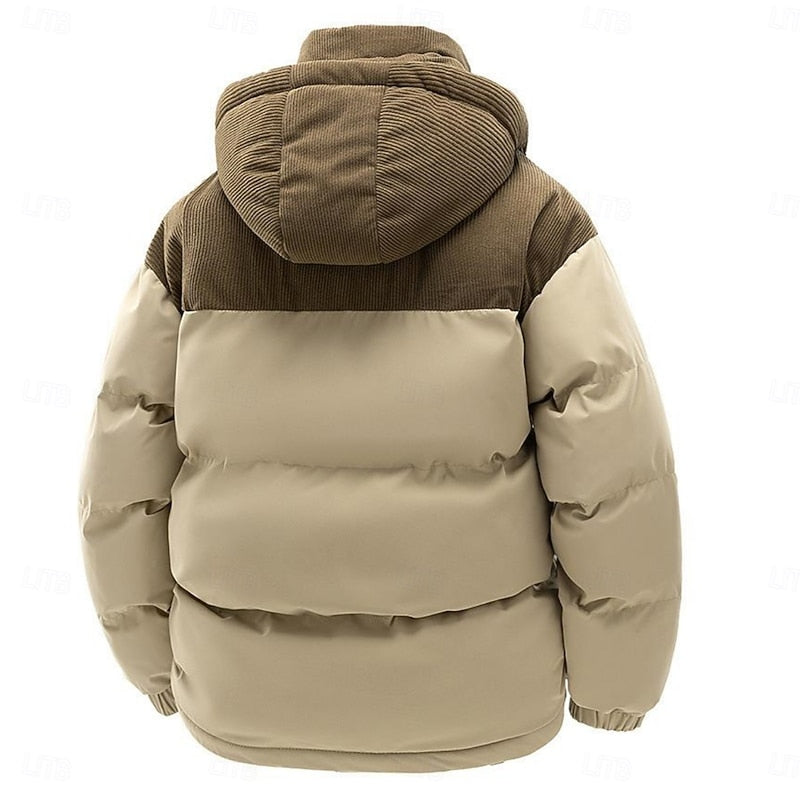 Tobias | Weihnachtliche Kapuzen-Steppjacke