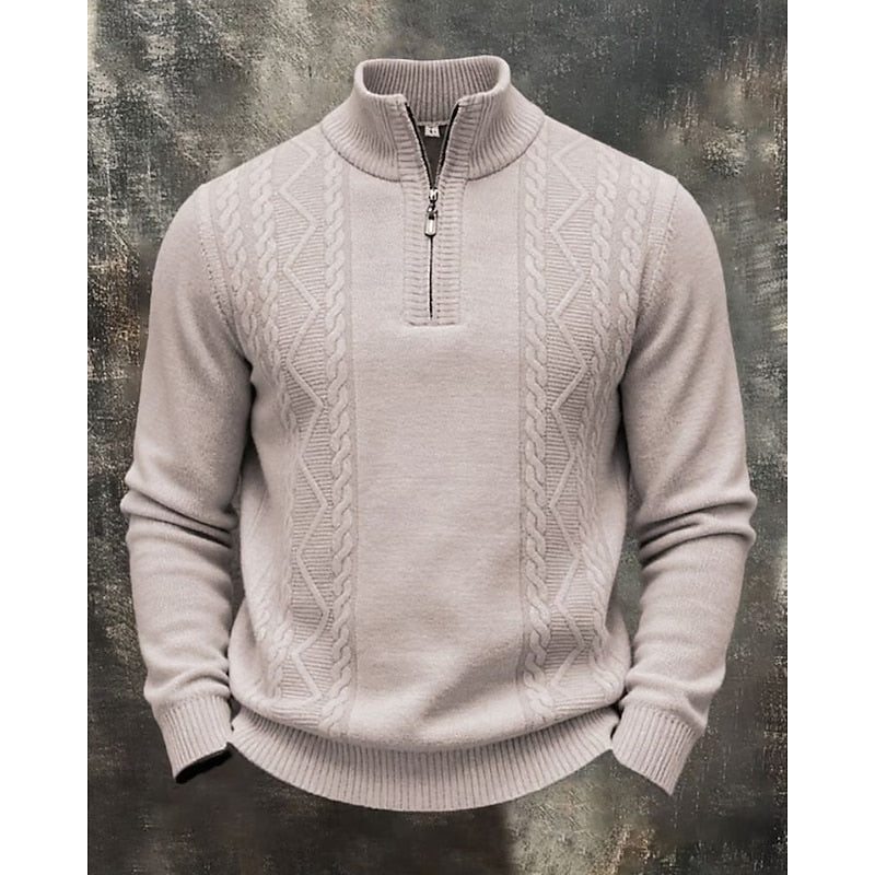 Horst | Strukturierter Zip-Pullover