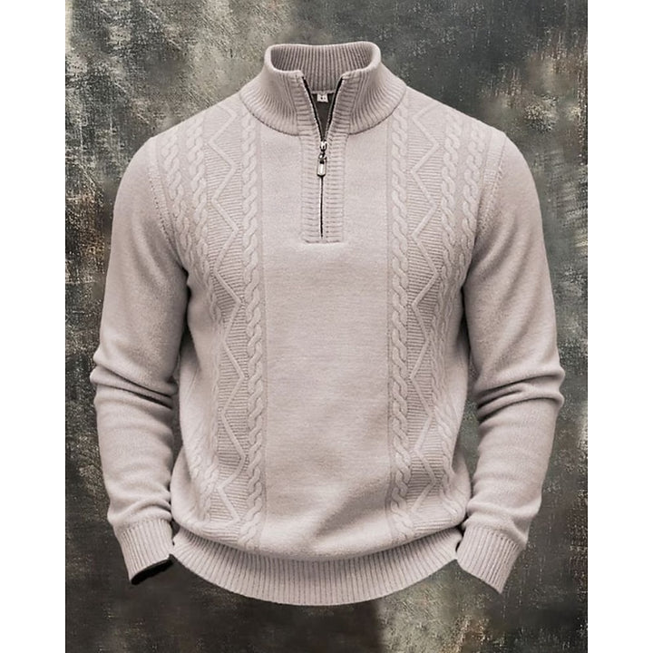 Horst | Strukturierter Zip-Pullover