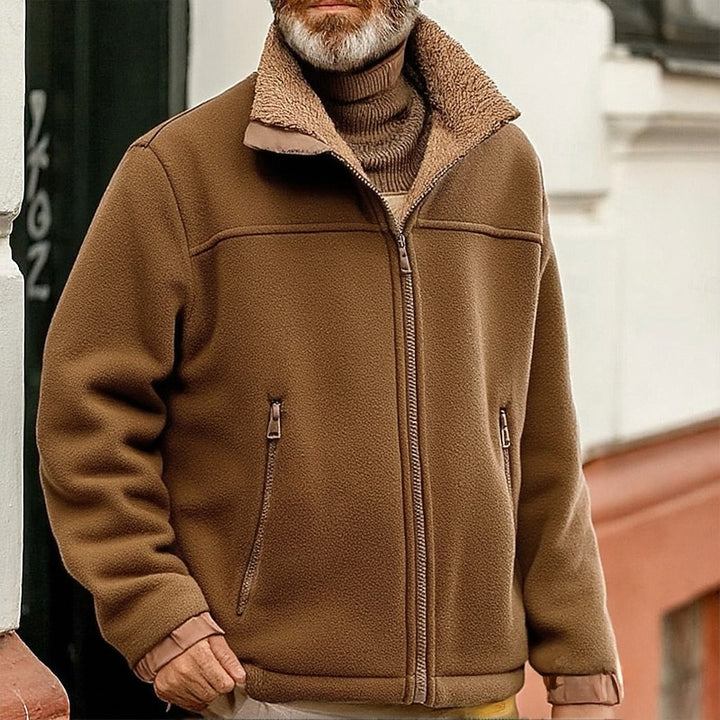 Dirk | Robuste Stehkragen-Jacke mit Zwei-Wege-Reißverschluss