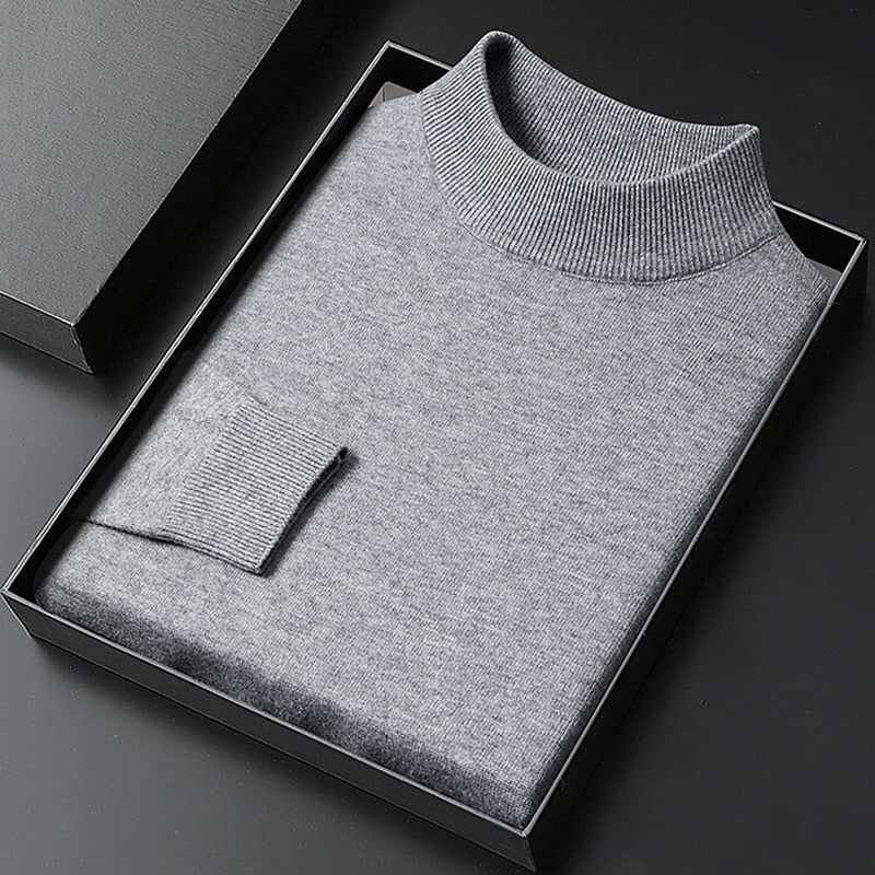 Rainer | Eleganter Stehkragen-Pullover