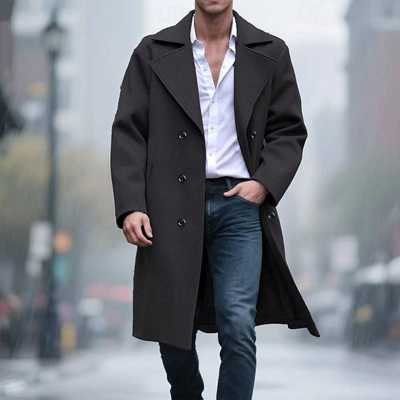 Lars | Eleganter Langmantel