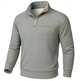 Guntram | Sportlicher Stehkragen-Pullover