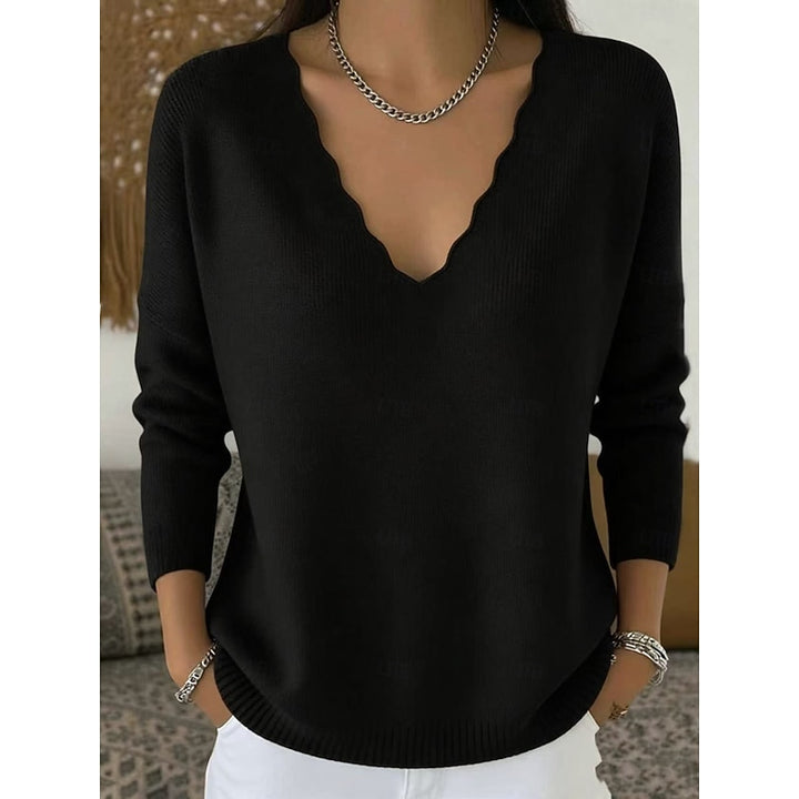 Constanze | Halloween Pullover mit V-Ausschnitt