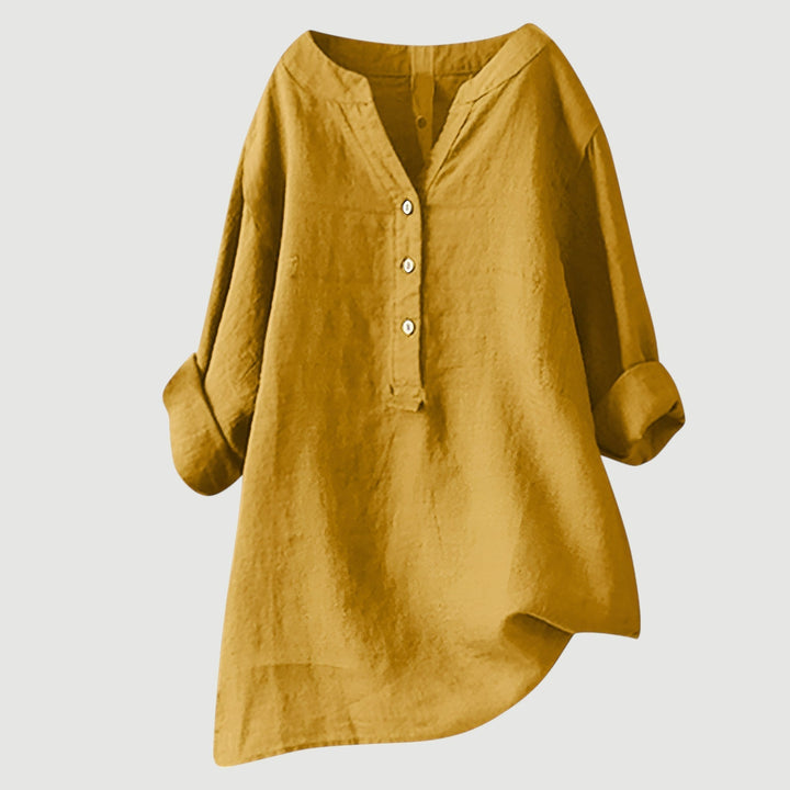 Selma | Feminine Bluse mit V-Ausschnitt