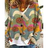 Nele | Florale Wohlfühl-Strickjacke