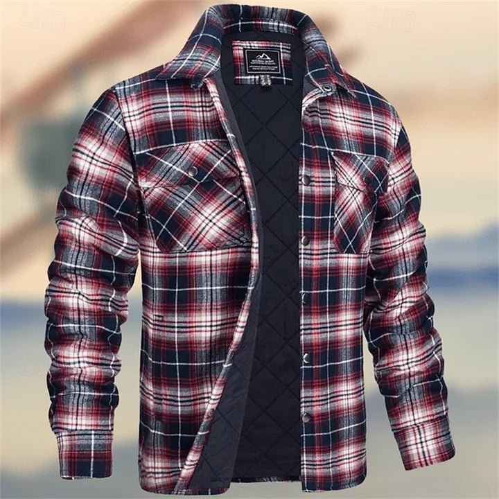 Till | Gefütterte Hemdjacke im Karo-Look