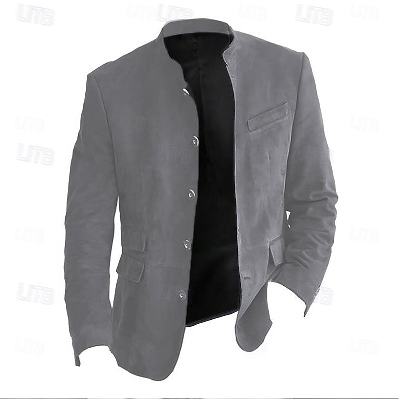 Detlef | Elegante Stehkragen-Jacke