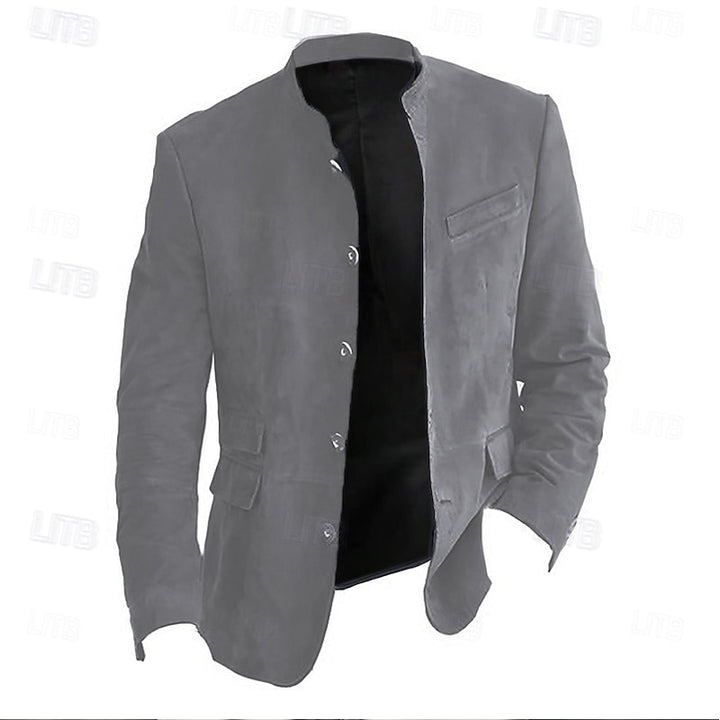 Detlef | Elegante Stehkragen-Jacke