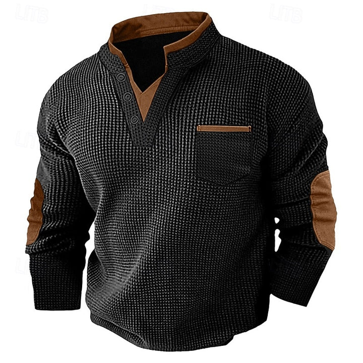 Jürgen | Sportlich-Eleganter Henley-Pullover