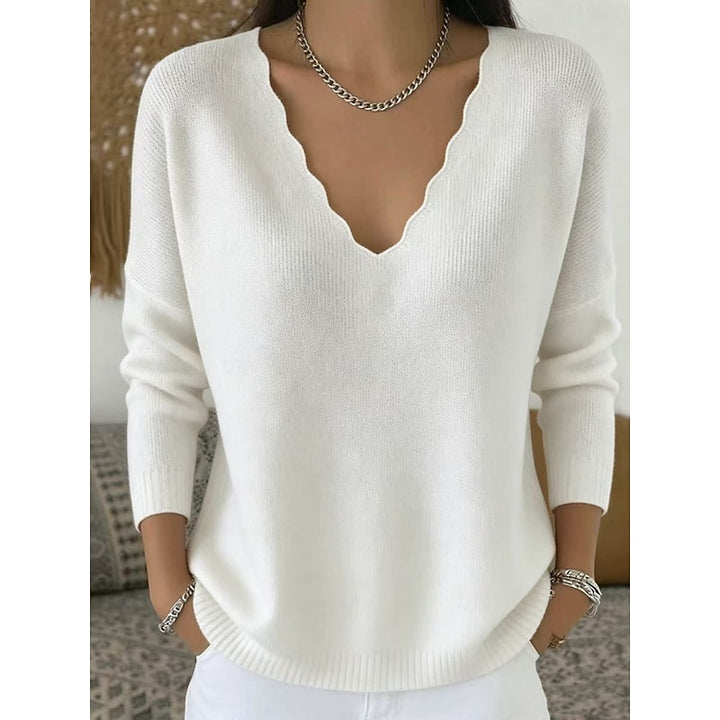 Constanze | Halloween Pullover mit V-Ausschnitt