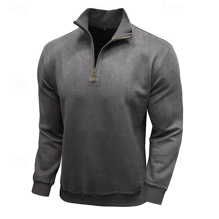 Nils | Sportliches Stehkragen-Sweatshirt