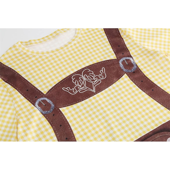 Sepp | Bayerisches Oktoberfest T-Shirt im Lederhosen-Look