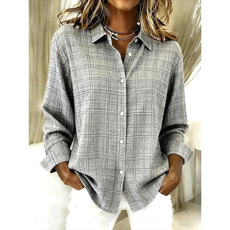 Rosalie | Zeitlose Karo-Bluse