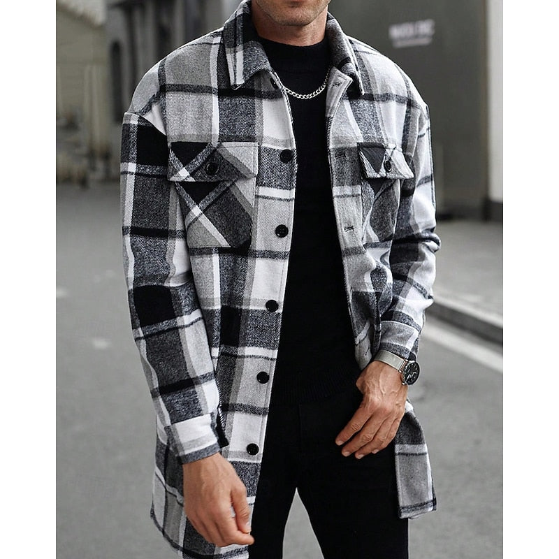 Hauke | Karierte Hemdjacke im Overshirt-Stil