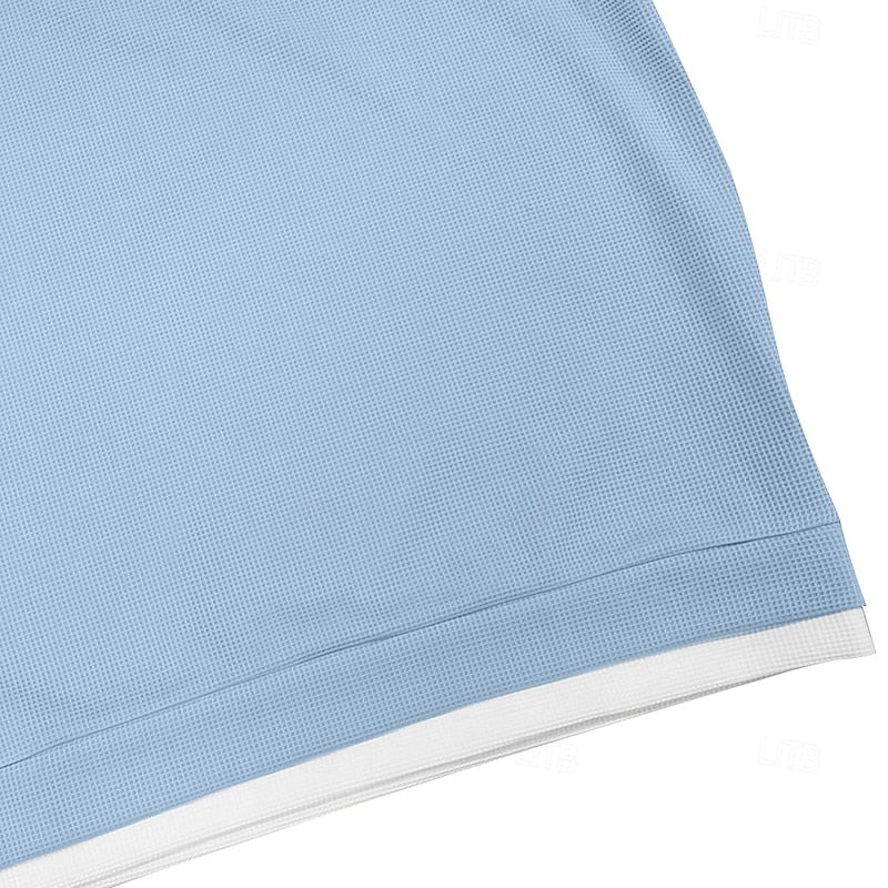 Benno | Sportlich-eleganter Troyer-Poloshirt mit Stehkragen