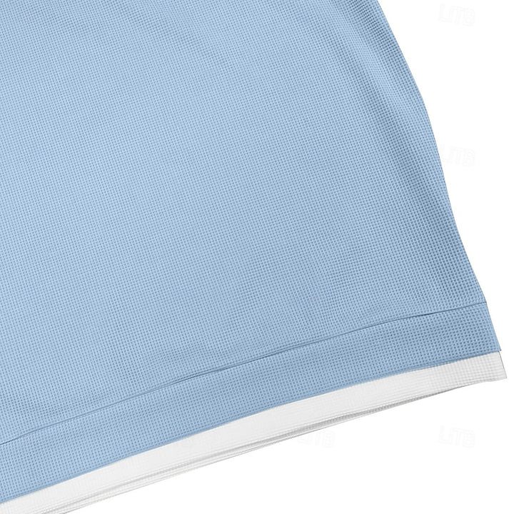 Benno | Sportlich-eleganter Troyer-Poloshirt mit Stehkragen