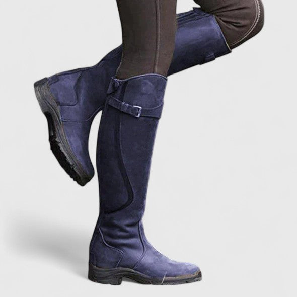 Cordula | Elegante Reitstiefel mit Schnallendetail