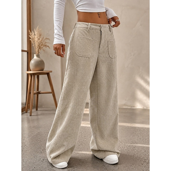 Marga | Weite Hose mit hohem Bund