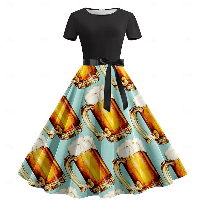 Josefa | Ausgestelltes Oktoberfest-Kleid