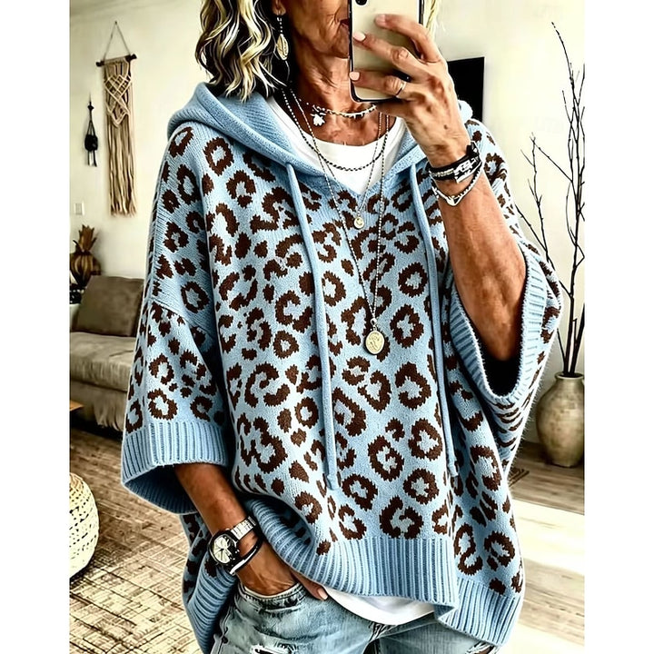 Anneke | Kuscheliger Kapuzenpullover mit Muster
