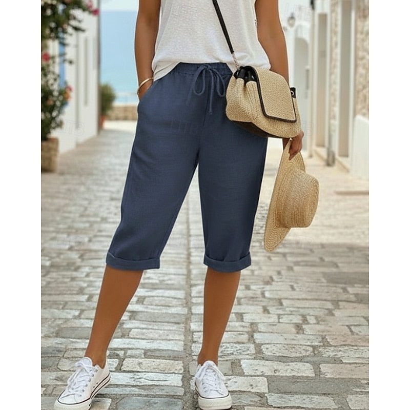 Roswitha | Luftige Bermuda-Shorts in Knielänge