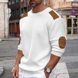 Waldemar | Strukturierter Strickpullover mit Rundhalsausschnitt