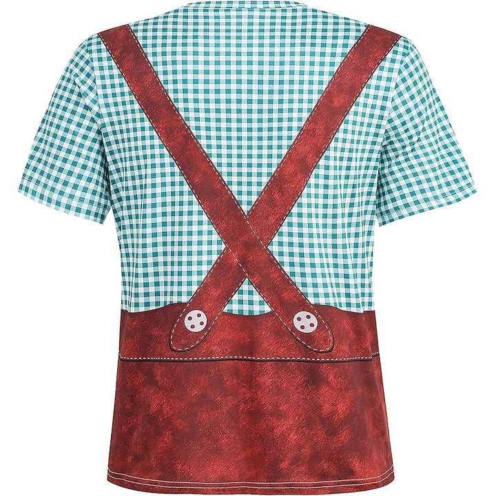 Sepp | Bayerisches Oktoberfest T-Shirt im Lederhosen-Look