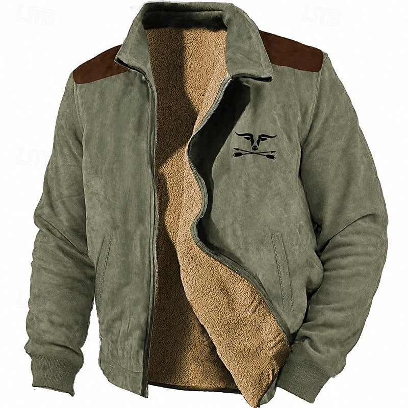 Carsten | Gefütterte Herrenjacke mit Stehkragen