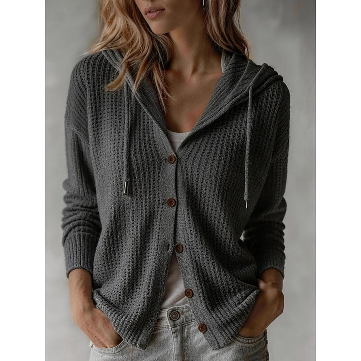 Thekla | Kuschelige Kapuzen-Strickjacke