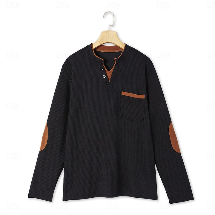 Jürgen | Sportlich-Eleganter Henley-Pullover