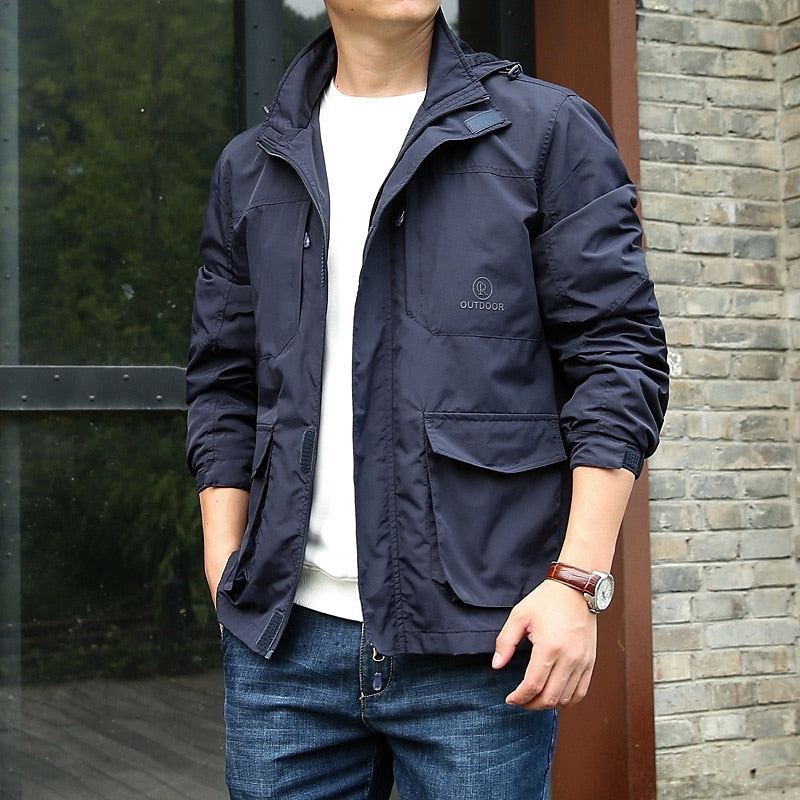 Bernd | Vielseitige Outdoor-Jacke mit Stehkragen