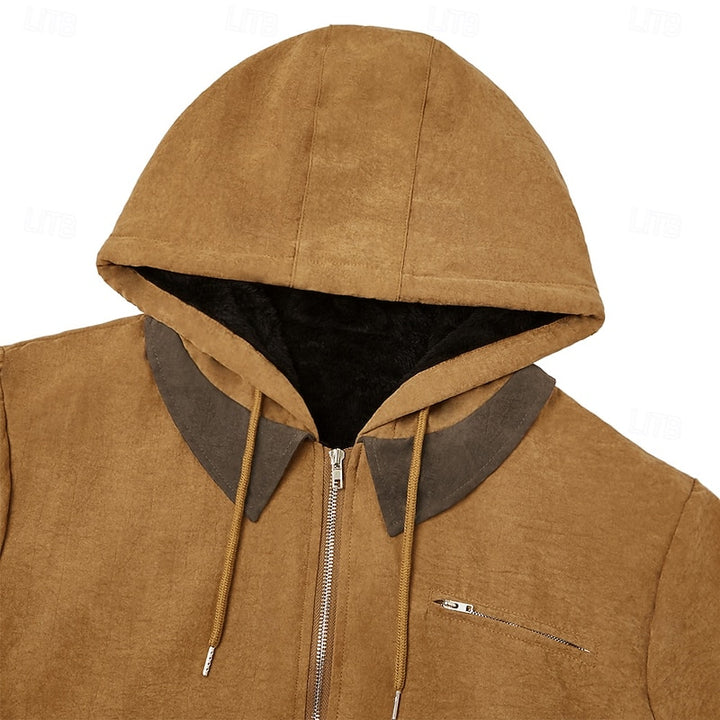 Moritz | Gefütterte Kapuzenjacke mit Reißverschluss