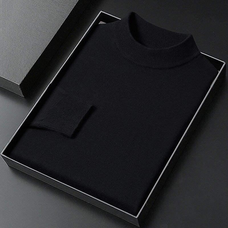 Rainer | Eleganter Stehkragen-Pullover