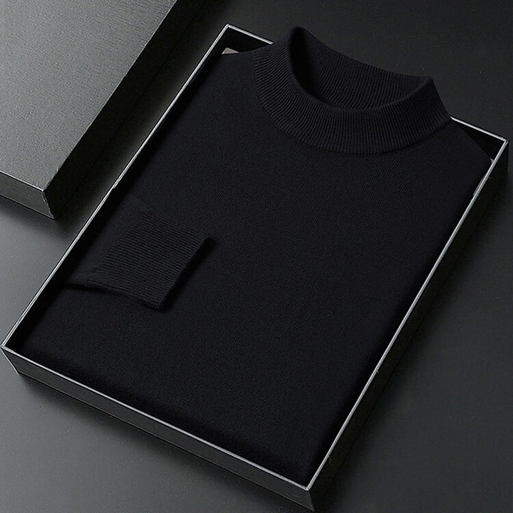 Rainer | Eleganter Stehkragen-Pullover