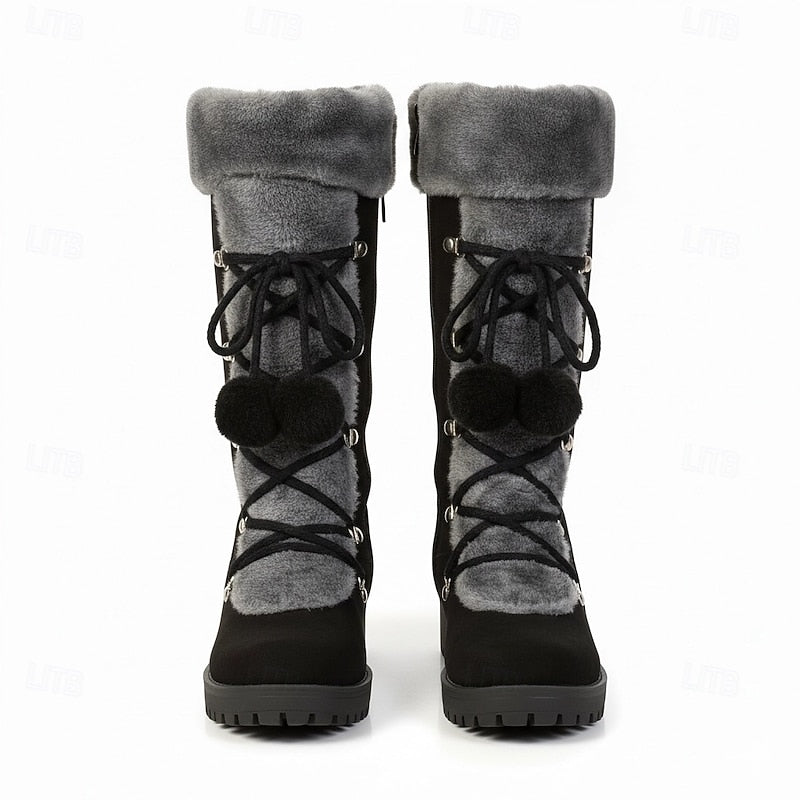 Mathilde | Warme Schnür-Winterstiefel