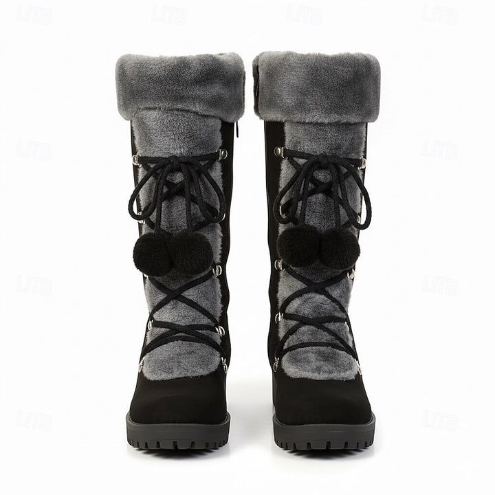 Mathilde | Warme Schnür-Winterstiefel