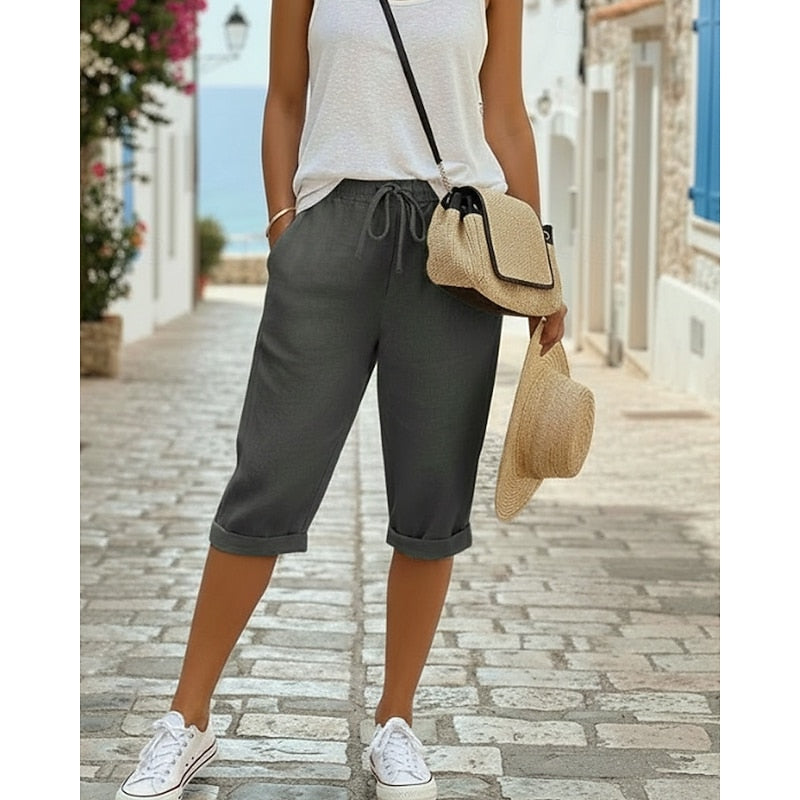 Roswitha | Luftige Bermuda-Shorts in Knielänge